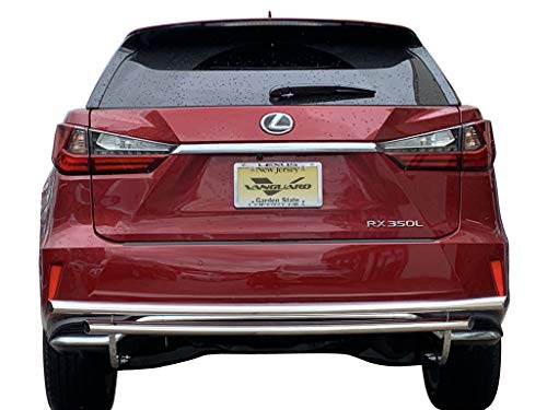 VANGUARD VGRBG-0830-1122SS Stainless Steel Double Layer Rear Bumper Guard | Compatible with 16-22 Lexus RX350/RX450h
