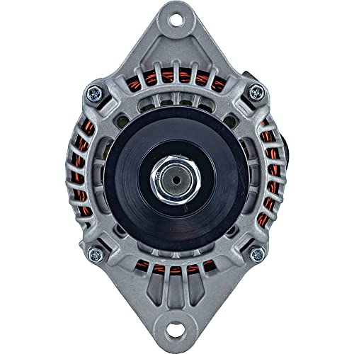 New Db Electrical Rota0217 Alternator Compatible With/Replacement For 0.458333 Clock 75 Amp Internal Fan Type Internal Regulator Cw Rotation 12V Mitsubishi Industrial Various #TOP7