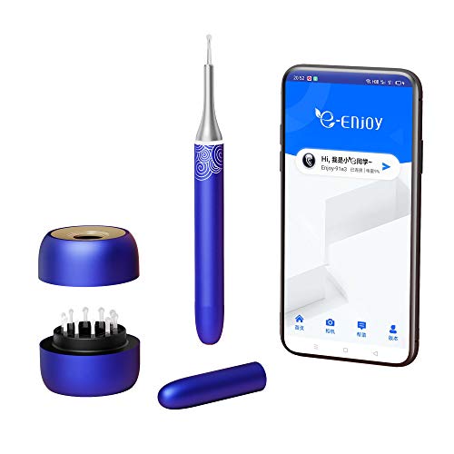 WiFi-Otoskop-Ohr-Kamera Mit Gyroskop, HD 4.0 MP Ear-Inspektion-Endoskop, Ohrreiniger-Umfang Mit 6 LED-Leuchten, Earwax-Entfernungskits Für