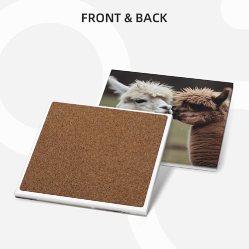 Dessous de verre absorbant anti-rayure en céramique pour table basse