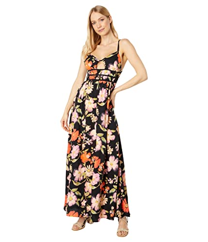Robe maxi Wisteria Dark Combo taille MD pour un style bohème chic unique