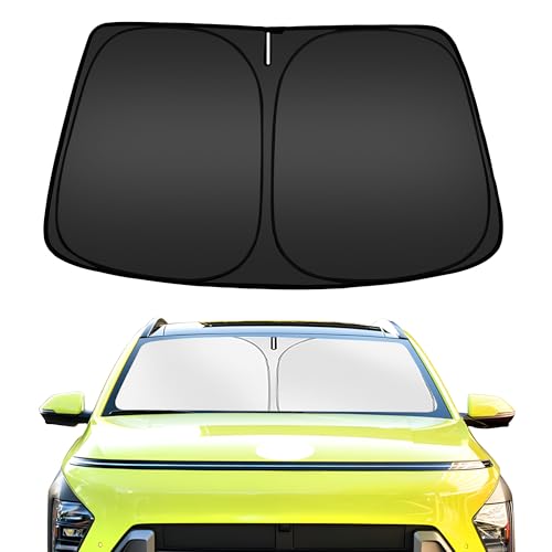 ARISMOTOR Windshield Sun Shade for Hyundai Kona 2018-2023, Custom Fit Foldable Front Window Sunshade Sun Visor Protector, Block UV Rays Keep Your Car Cooler by ARISMOTOR - Used condition - US$10.76