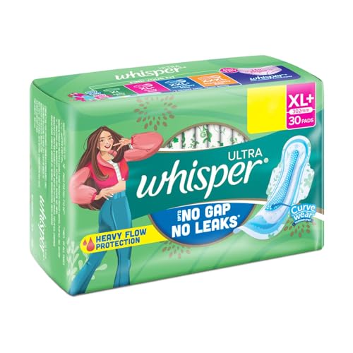Image of Whisper Ultra Clean Sanitary Pads - 30 Pieces (XL Plus)