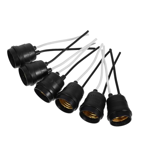 PLAFOPE �h�������v�z���_�[ E27�l�W���\�P�b�g �R�[�h�t�� 6�Z�b�g �� PVC������ �ϔM�d�l �V���v���f�U�C�� �I�t�B�X�⎺���g�p�ɍœK