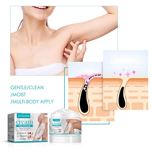 Generic Haarentfernungscreme schmerzlos - Sanfte & beruhigende Haarentfernung für Frauen, Männer | Geeignet für… - Image 8