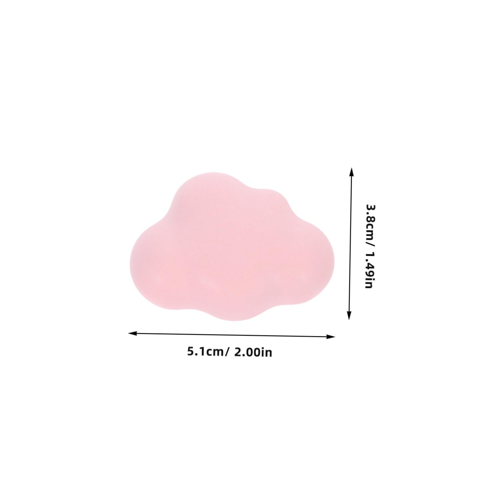 STOBAZA 4pcs Cloud Ceramic Drawer Pulls Cute Cartoon Handles for Room Pink Light Blue Dresser Knobs Friendly Design for Nursery Furniture Decor