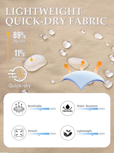 Tactical Cargo Shorts for Men Quick-Dry Lightweight Work Shorts with 7 Pockets,Durable Hiking Outdoor Short4