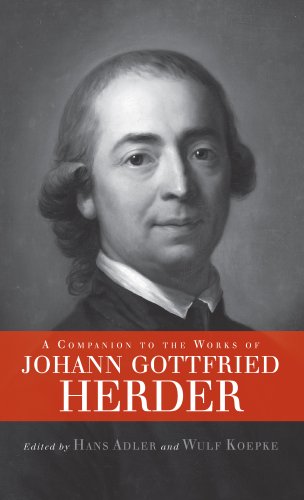 A Companion to the Works of John Gottfried Herder (Studies in German Literature, Linguistics, & Culture)