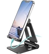 NULAXY A4 Verstellbare Handy Ständer, Faltbarer Tablet Ständer: Tisch Handy Halterung für Phone X...