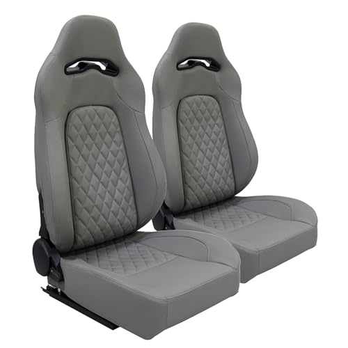 Universal PU Leather Adjustable Racing Seats