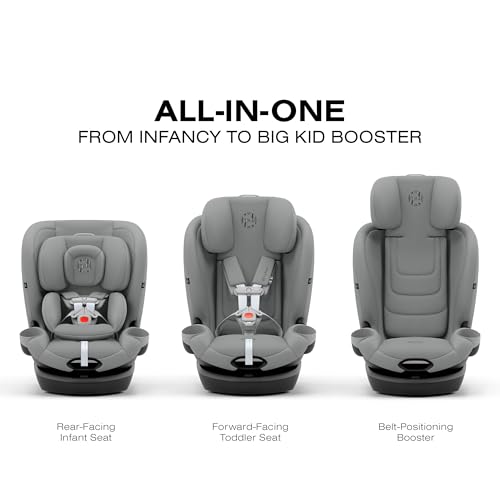Image of Callisto G 360 Rotating All-in-One Convertible Car Seat - Stone Grey