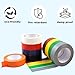 Romeda 9 Pack Coloured Electrical Tape, Electrical Tape Colours Water, Sun, and Oil Resistant, Electrical Tape is Suitable for Most Domestic, Commercial, and Industrial environments.
