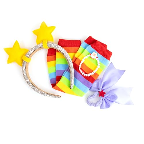 Set de Disfraz Rainbow Brite 6 Piezas con Mochila Peluche Ajustable miniatura 3
