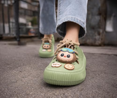 Image of Kraasa Women Lightweight EVA Clogs Comfortable Slip-On Casual Garden Shoes with Cushioned Footbed, Flexible Durable Sole and Breathable Design, Walking, Travel and Outdoor Use