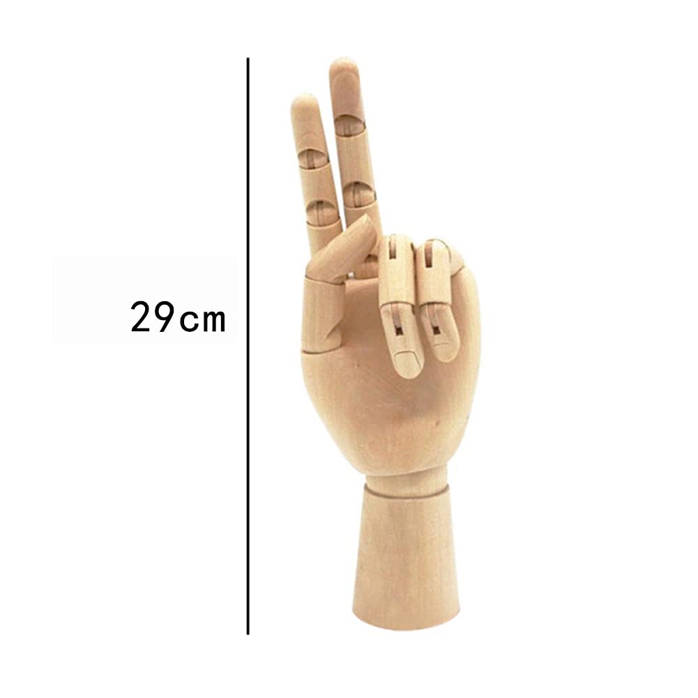 Peacock Main articulée en bois - droite - - Catalogue online complet