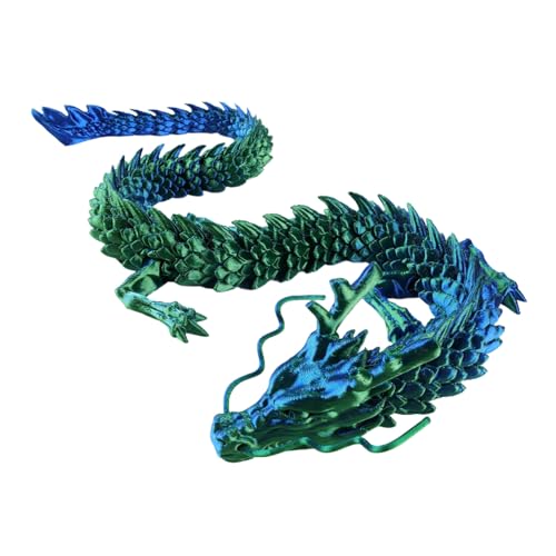 Campsie Dragón Articulado Realista, Figura De Dragón Articulada Impresa En, Regalos Manualidades, Juguete para Niños Y Niñas, Figura De Mano Creativa Adorno De Coche