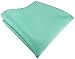 Produktbild TigerTie Satin Einstecktuch in grün mint einfarbig Uni - Tuch Polyester - Größe 26 x 26 cm