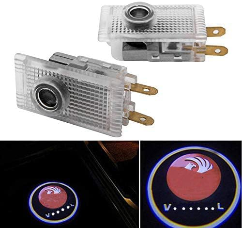 Luce di benvenuto per auto personalizzata, Proiettore per segnaletica per portiera a LED, Proiettore per segnaletica fotografica con testo personalizzato, Adatto a tutti i veicoli - Confezione da 2