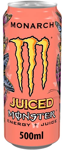 Monster Energy Monarch - koffeinhaltiger Energy Drink mit fruchtigem Geschmack aus Pfirsich und Nektarine - in praktischen Einweg Dosen (12… – Ansicht 3