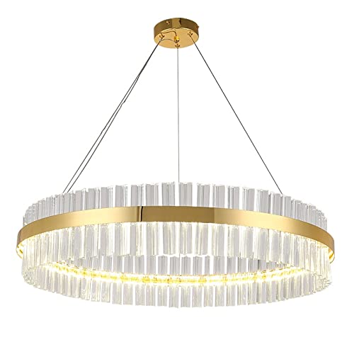 Lampe d'or LED design cristal pour illuminer vos soirées au salon