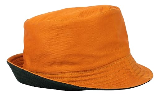 Image of Gelante Reversible Bucket Hat for Men and Women - Cotton, Outdoor Sun Protection Bucket Hats.