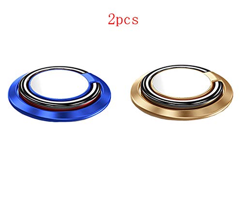 Shun Yi - Soporte para anillo de teléfono celular con soporte para anillas, apto para todos los teléfonos inteligentes de 4 a 8 pulgadas, con rotación ajustable para el teléfono móvil, 2 unidades