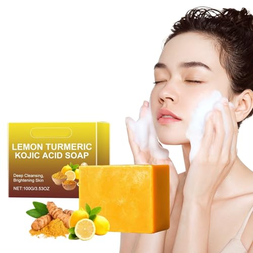 Jabón Exfoliante De Limpieza Profunda - Hidratante Facial Y Corporal En Barra. Limpia Profundamente La Piel, Mejora Su Textura Es Fácil Usar(2PCS)
