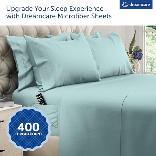 Image of DREAMCARE King Size Sheets Set - 6 pcs Breathable Cooling Sheets King Size