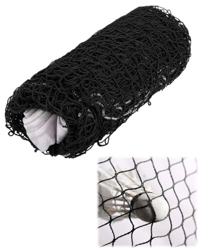 FUGLUS 1 Stück Badmintonnetz Tragbares Volleyballnetz Tennisnetz Verstellbar Trainingsnetz im Freien Für Garten Beach Sports