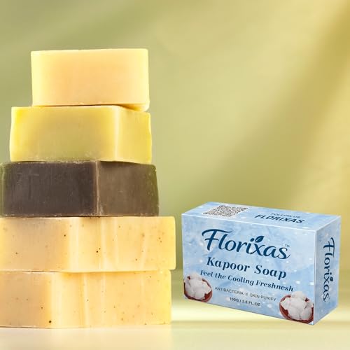 Image of Kapoor Soap 100g Pack of 2 | Cooling Camphor Bath Bar Freshness Deep Cleansing Odor Control Herbal Refreshing Skin Unisex