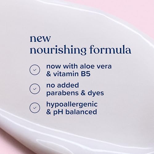 Image of Johnson's Baby Lotion with Coconut Oil, Aloe Vera & Vitamin B5, 72 HR Hydration, Skin Moisturizer, Hypoallergenic, Newborn Safe, Protects From Dryness & Strengthens Skin, Baby Essentials, 3.4 fl. oz