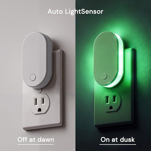 Image of L LOHAS LED Night Lights Plug Into Wall, Night Light, Dusk to Dawn Sensor