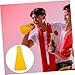 Hemoton Cheer Megaphone for Sports Events Portable Plastic Horn Toy Ergonomic Handle for Parties Cheerleading and Outdoor Activities
