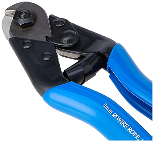 Draper Expert 190mm Wire Rope Cutter 5mm Max | 1.5mm Max Cutting Spring Wire Capacity | SK5 High Carbon Steel Blades | Vinyl Grips | Safety Lock | 57768