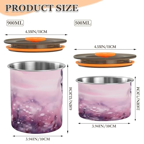 Contenedor Hermético de Café ATTX de Acero Inoxidable 500 ml miniatura 2