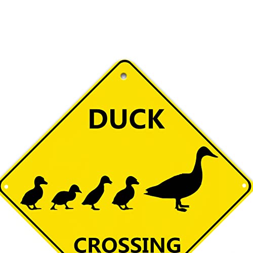Duck Pond Sign - Nene Crossing Sign Reflective Metal 12"X12" Duck Pond Sign Farm Organic Country Petka Signs And Graphics Suitable For Indoor And Outdoor Ducks Sign Backyard Garage Cave Office #TOP3