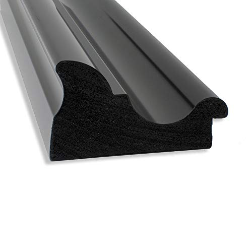 Amanti Art Non-Beveled Full Length Mirror (66 X 30 In.), Colonial Black Frame - Floor Mirror, Wall Mirror - Black #TOP1