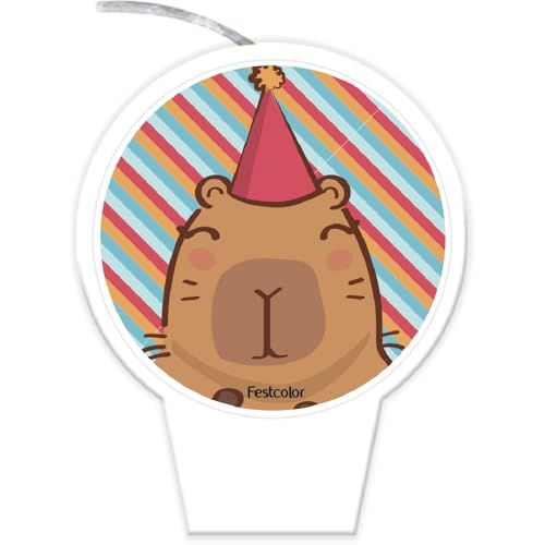 Capivara Vela Aniversário - Festcolor