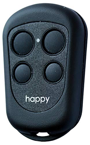 1 unidad de mando a distancia New Happy TX4-433-MHZ negro