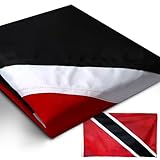 Especificaciones: importado. Fabricado 100% nailon. El paquete contiene una bandera de Trinidad y Tobago bordada de Anley de 3 x 5 pies.