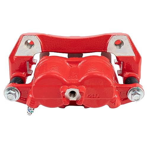 Image of TRQ Performance Front Driver and Passenger Side Brake Caliper Set Caliper Brackets Compatible with 07-12 Acura RDX 07-11 Honda CR-V 12-16 CR-V All Wheel Drive 05-10 Odyssey 10-11 Accord Crosstour