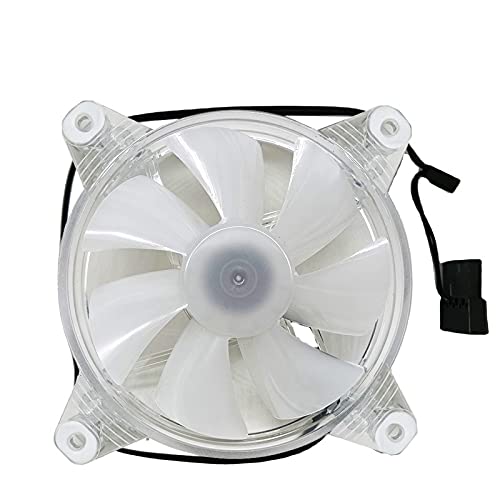 Ventilateur 120mm PC transparent refroidissement 3pin 4pin pour châssis gamer