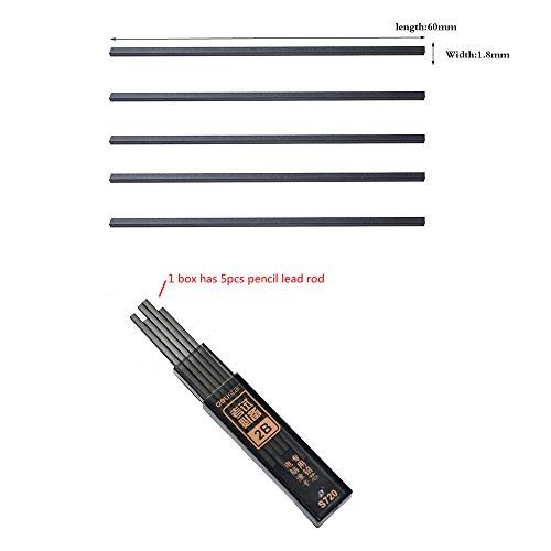 1.8Mm Mechanical Pencils Sketching Drafting Pencil And 2B Black Pencil Lead Refill Office School Supplies #TOP4