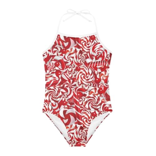 Image of Cute Christmas One-Piece Swimsuits Beach Swimwear Bathing Suit for 3-10 Years Girls