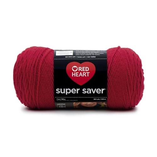 NEW! Red Heart YARN Color: ARAN (ivory) M:6609 ART.E300 (#4) LOT OF 2!  683203214292