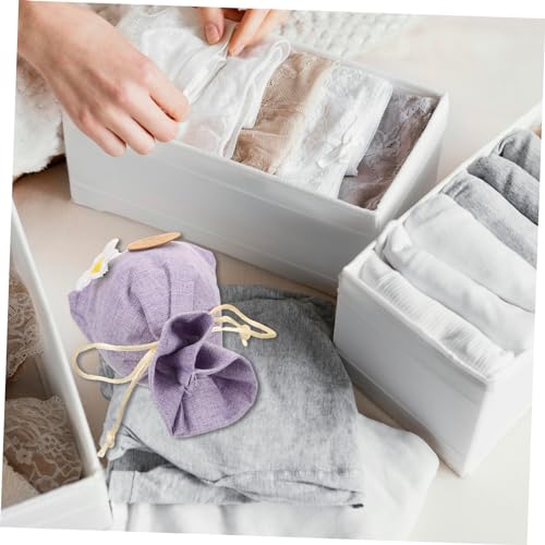 Alipis 10 bolsas de algodón vacías lavanda para sachet miniatura 5