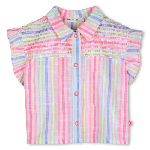 Billieblush U22108 Short Sleeve Blouse 4 Years Multicolor