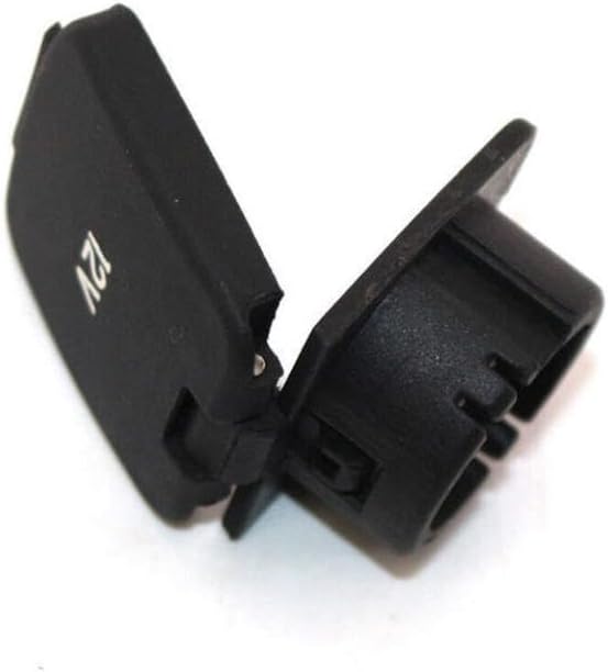 12V Car Cigarette Lighter Socket Cover Cap Replacement Compatible with F150 F250 2011 to 2017 Black BB5Z19A487BA