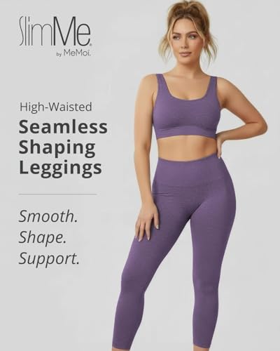 Image of SlimMe High Waisted Shapewear Leggings, Tummy Control Compression
