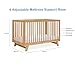 Albert Baby 3-in-1 Astin Convertible Baby Crib - Included Toddler Guard Rail, Grows with Your Baby, Conversion Kit to Toddler Bed and Day Bed, 4 Adjustable Mattress Support Base Height | Natural